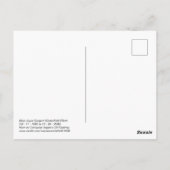 Mom as Computer Impasto Oil Painting ポストカード (裏面)