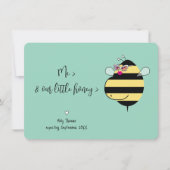 Mom Bee w/Glasses妊娠のお知らせ 招待状 (正面)