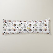 Mom Birthday Photo Collage Keepsake Typography ボディピロー (裏面)