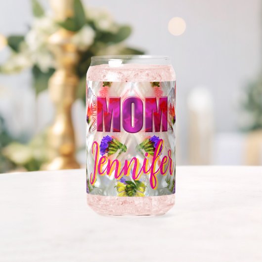'Mom-Boss-Fire' – Diseño floral en cubos  ガラス缶 (インサイチュ (ウェディング))
