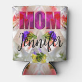  'Mom-Boss-Fire' – Diseño floral en cubos  缶クーラー (正面)