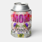  'Mom-Boss-Fire' – Diseño floral en cubos  缶クーラー (缶裏面)