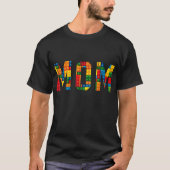 Mom Brick Builder おもしろい Blocks Master Builder Tシャツ (正面)