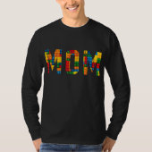 Mom Brick Builder おもしろい Blocks Master Builder Tシャツ (正面)