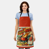 Mom brings the heat エプロン (着用した状態)