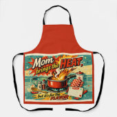 Mom brings the heat エプロン (正面)
