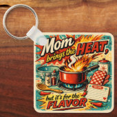 Mom brings the heat キーホルダー (正面)