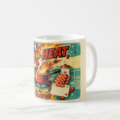 Mom brings the heat コーヒーマグカップ (正面右)