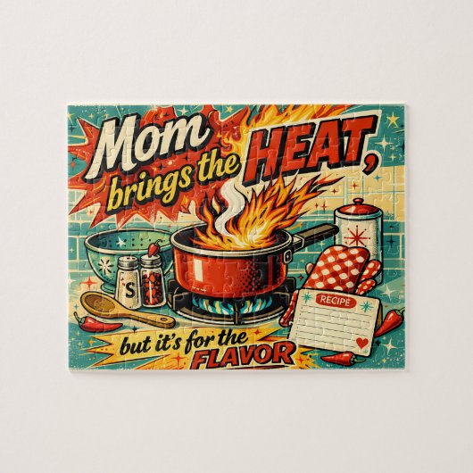 Mom brings the heat ジグソーパズル (横)