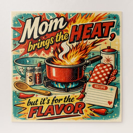 Mom brings the heat ジグソーパズル (縦)