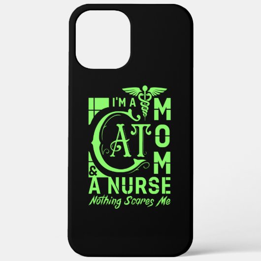 Mom Cat Nurse Case-Mate iPhoneケース (裏面)