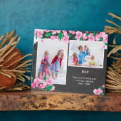 Mom ChalkboardとさくらんぼBlossom 2写真 フォトプラーク (側面)