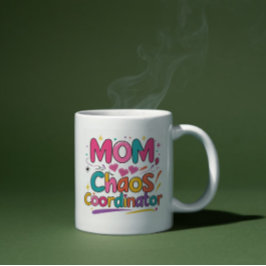 Mom Chaos Coordinator - Giftful おもしろい Mom コーヒーマグカップ