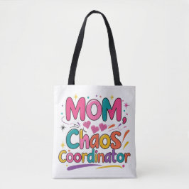 Mom Chaos Coordinator - Giftful おもしろい Mom トートバッグ