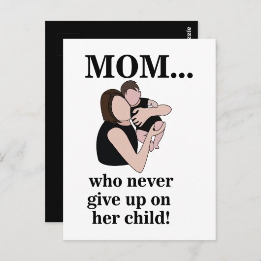 Mom Child Mother To Be  ポストカード (正面/裏面)