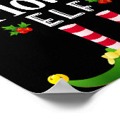 Mom Christmas Elf Matching Pajama X-mas Party ポスター (角)