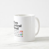 Mom Control Panel Mug | Funny Mother’s Day  Coffee コーヒーマグカップ (正面右)