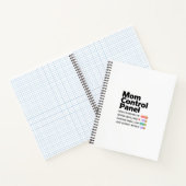 Mom Control Panel Notebook | Funny Mom Life Journa ノートブック (内部)