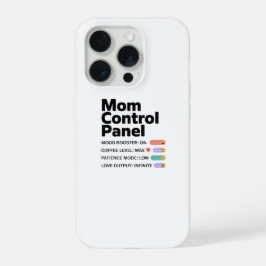 Mom Control Panel Phone Case | Funny Tech Mom Desi iPhone 15 Proケース