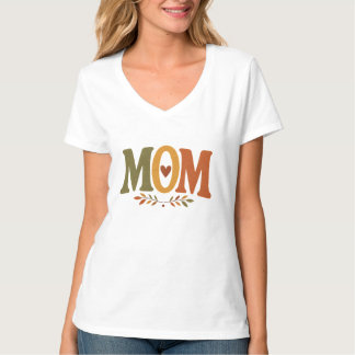 MOM Cozy Fall 秋の母性 Tシャツ