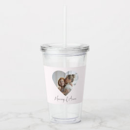 Mom Custom Name & Photo | Acrylic Tumbler アクリルタンブラー