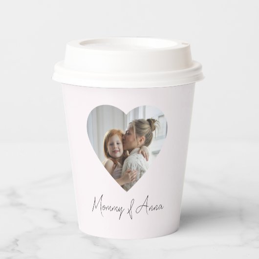 Mom Custom Name & Photo | Paper Cups 紙コップ (正面)