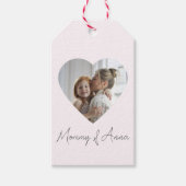 Mom Custom Name & Photo | Personalized Gift Tag ギフトタグ (正面)