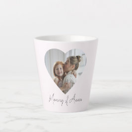 Mom Custom Name & Photo | Personalized Lattee Mug カフェラテマグ