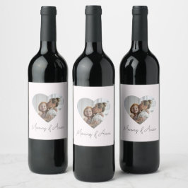 Mom Custom Name & Photo | Personalized Wine Label ワインラベル