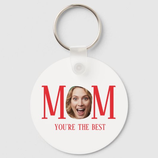 MOM Custom Photo Keychain キーホルダー (正面)