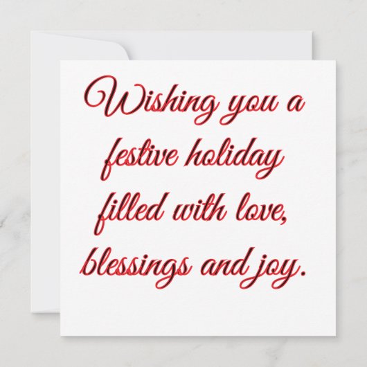 MOM & DAD Merry Christmas   カード (裏面)