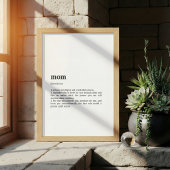 Mom Definition Poster | Dictionary Style ポスター