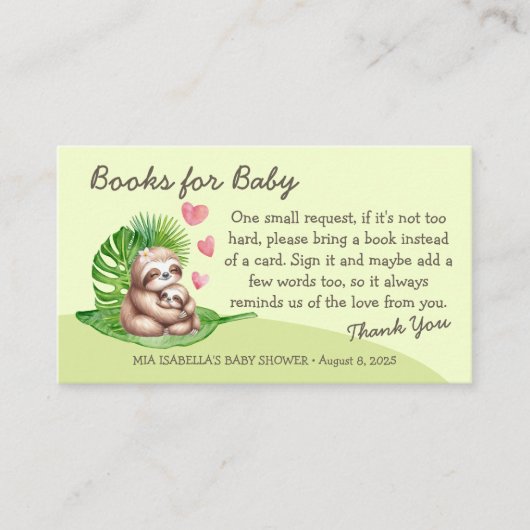 Mom & Enclosure Seth -ベビーエンクロージャカード用のブックベビー エンクロージャーカード (正面)