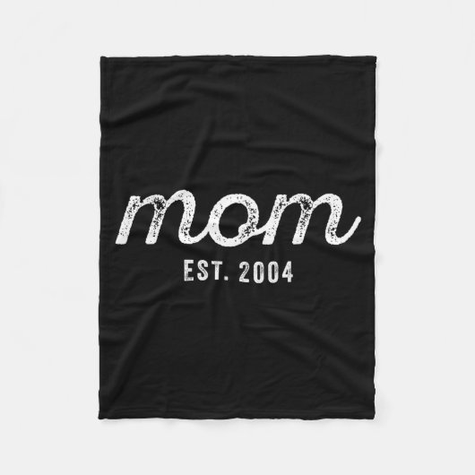 Mom Est 2004 Mom D Mother’s Day Ized フリースブランケット (正面)