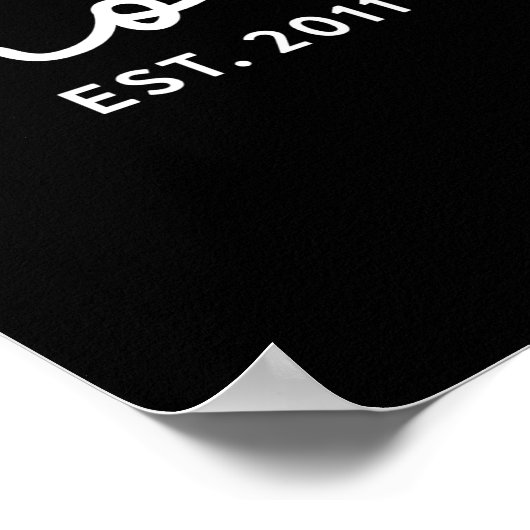 Mom Est 2011 Mom D Mother’s Day Ized  ポスター (角)