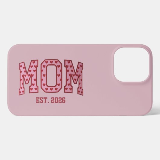 Mom Est 2026 Custom Mom Personalized Mother’s Day  iPhoneケース (裏面横)