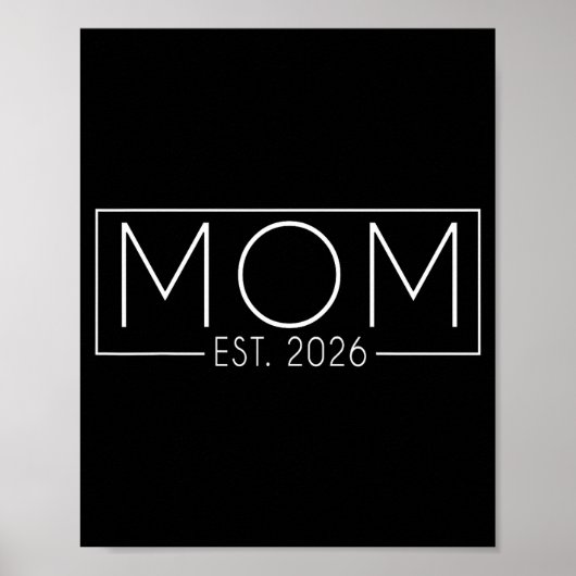 Mom Est. 2026 Expect Baby 2026, Father 2026 New Da ポスター (正面)