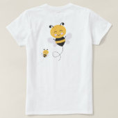 Mom EST. Baby Bee Tシャツ (デザイン裏面)