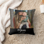 Mom Est. Script Photo  クッション (ブランケット)
