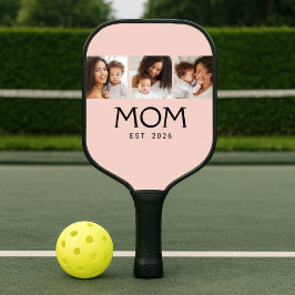 Mom Established エレガントスクリプト Blush Pink 3 写真 ピックルボールラケット