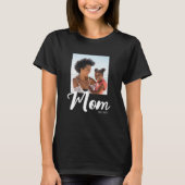 Mom Established スクリプト写真 Tシャツ (正面)