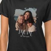 Mom Established スクリプト写真  Tシャツ