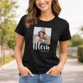 Mom Established スクリプト写真 Tシャツ