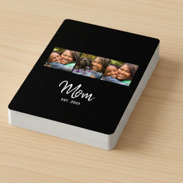 Mom Established スクリプト ブラック 3 写真 トランプ