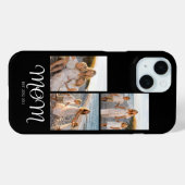 Mom Established スクリプト ブラック 3 写真 Case-Mate iPhoneケース (裏面 (横))
