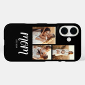 Mom Established スクリプト ブラック 3 枚の写真 Case-Mate iPhoneケース (裏面 (横))