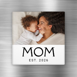 Mom Established フォトギフト マグネット