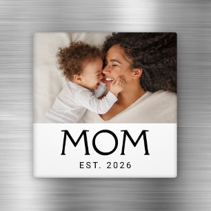 Mom Established フォトギフト マグネット
