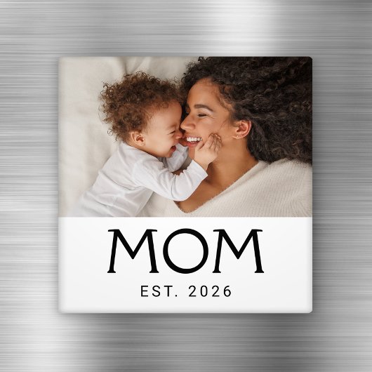 Mom Established フォトギフト マグネット