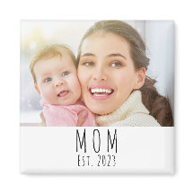 Mom Established フォトギフト マグネット